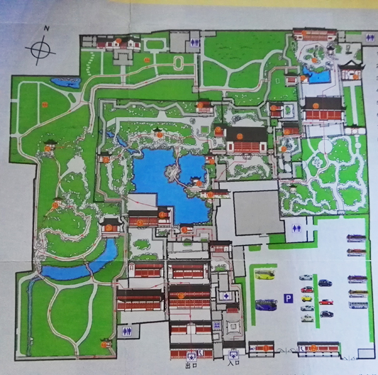 Layout of the Lingering Garden